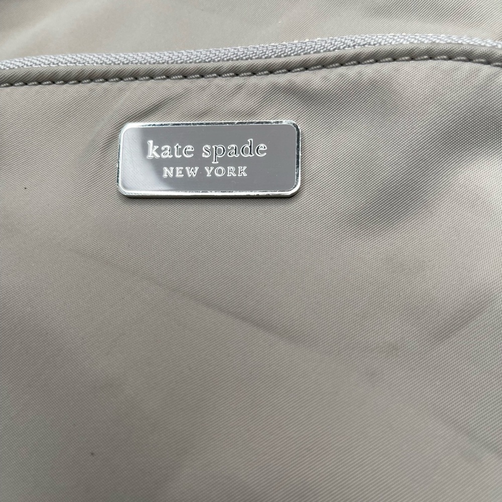 Kate Spade Light Gray Backpack - image 2
